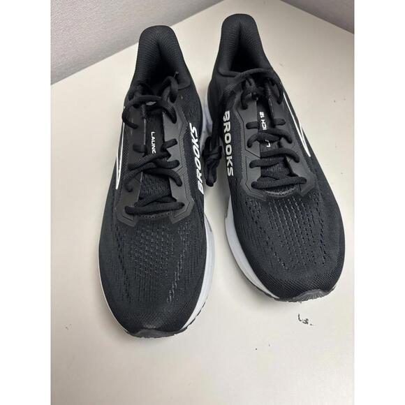 Brooks Men's Launch 12 Black Grey White Size 9 Med Width Brand NEW - Picture 3 of 5
